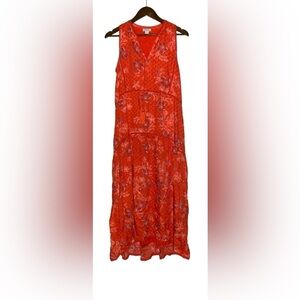Sundance Floral Tiered Maxi Dress Women XS Boho Cottagecore Summer‎ Beachy